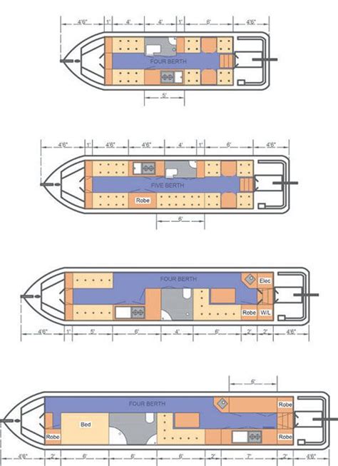 steel narrowboat plans